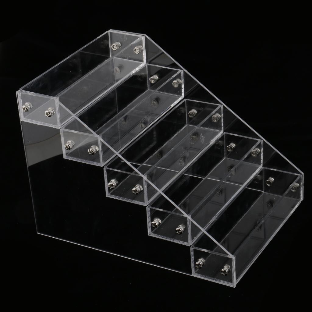 [Homyl478] Beauty 5 Tier Acrylic Rack Polish Storage Organizer Display ...
