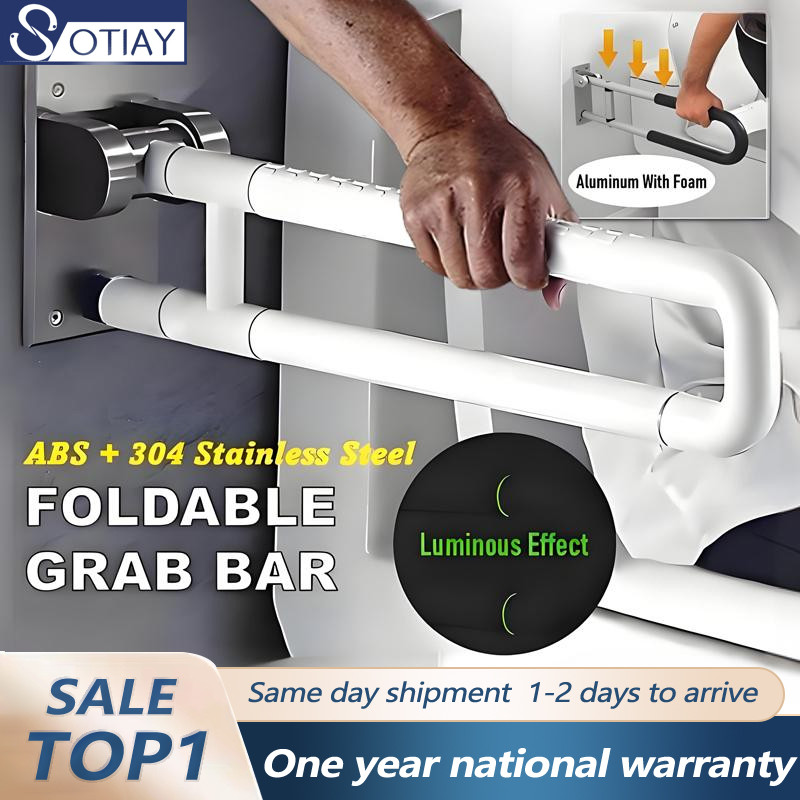 Bathroom Safety Folding Grab Bar Toilet Safety Handle Bar [SG READY ...