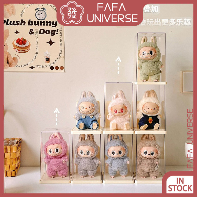 6pcs Labubu Blind Box Transparent Storage Box Display Box | Shopee ...