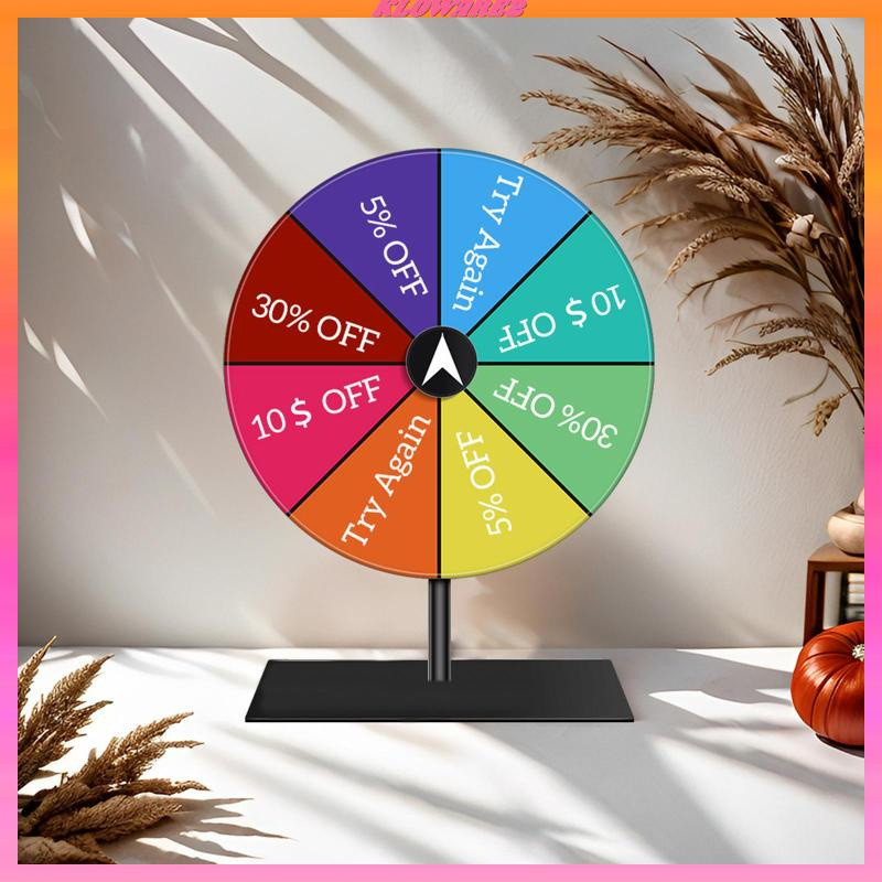 Tabletop Prize Turntable,Lucky Draw Roulette Wheel,Fortune Wheel for ...