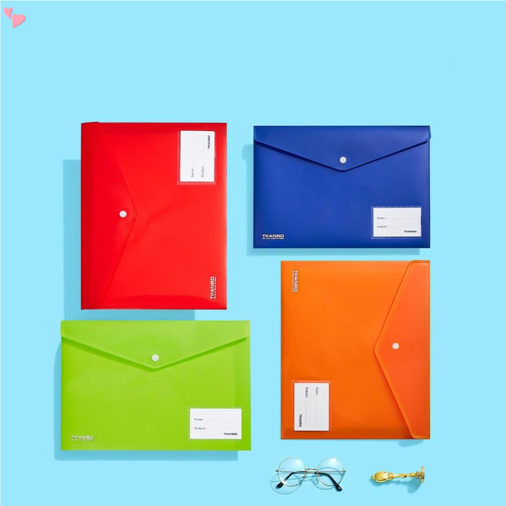 Lightweight Thickened A4/A5 Document Bags Button Closure Waterproof ...