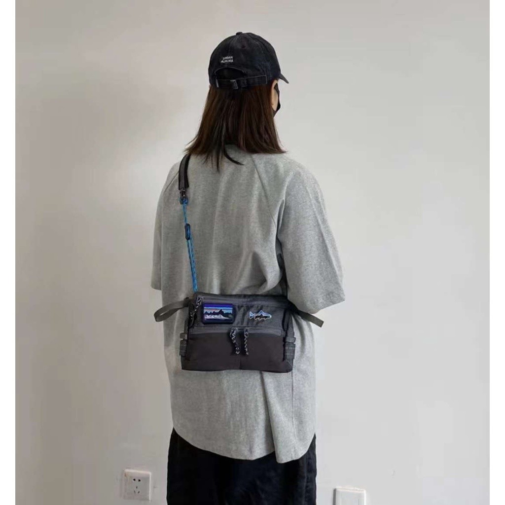 バッグ patagonia /one shoulder bag sling bag Patagonia sling bag Lightweight Nylon Shoulder Bag | Shopee Singapore