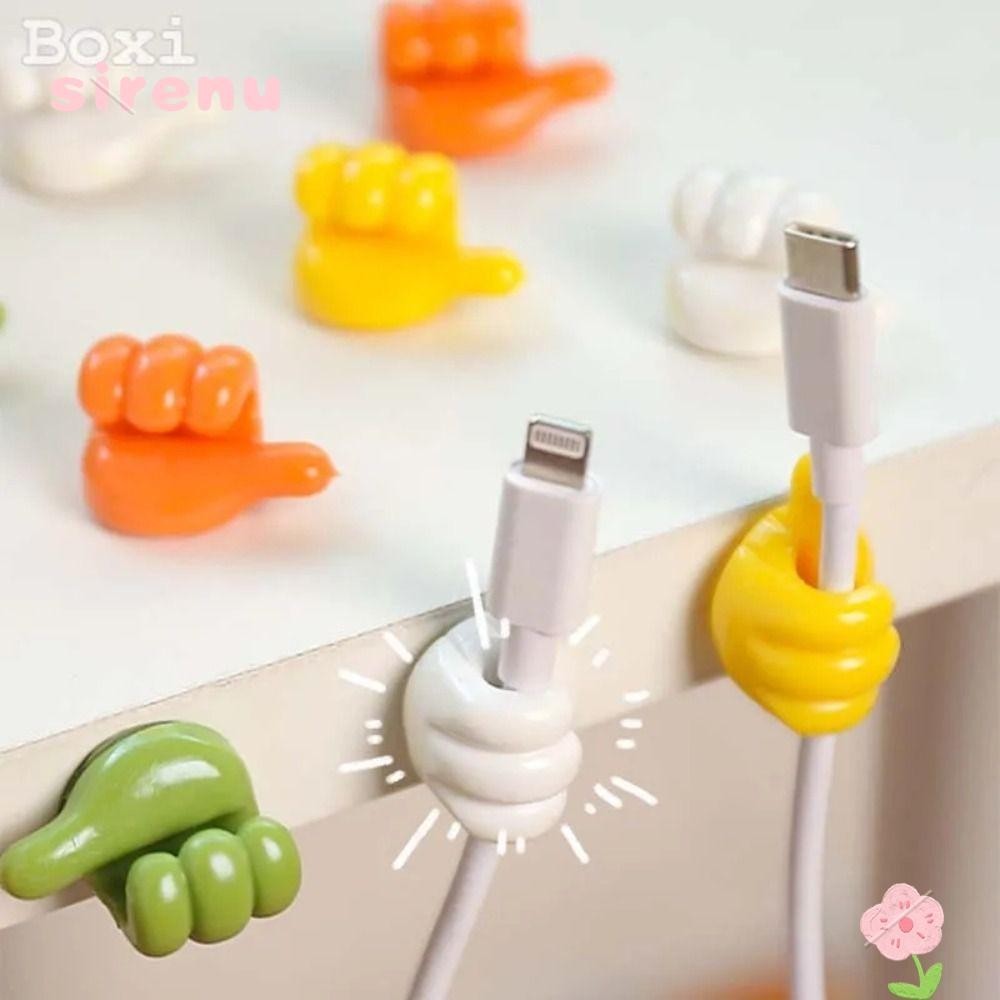 SIRENU Thumb Wall Hooks Multi Function Silicone Thumb Cable Organizer Clips Wall Hangers Self Adhesive Storage Hooks Shopee Singapore