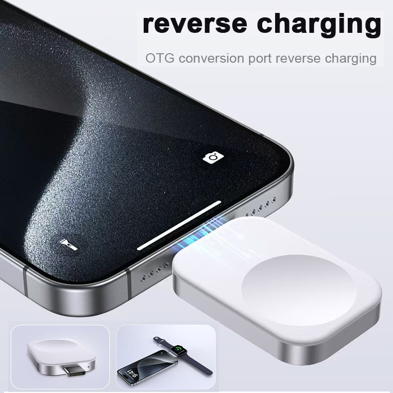 Portable Wireless Charger Magnetic USB Charger Base Fast Charging