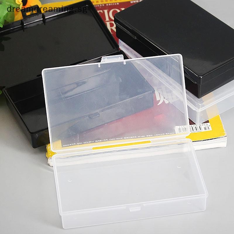  BIG SALE Desktop Storage Box Plastic Snap Organizer Stationery