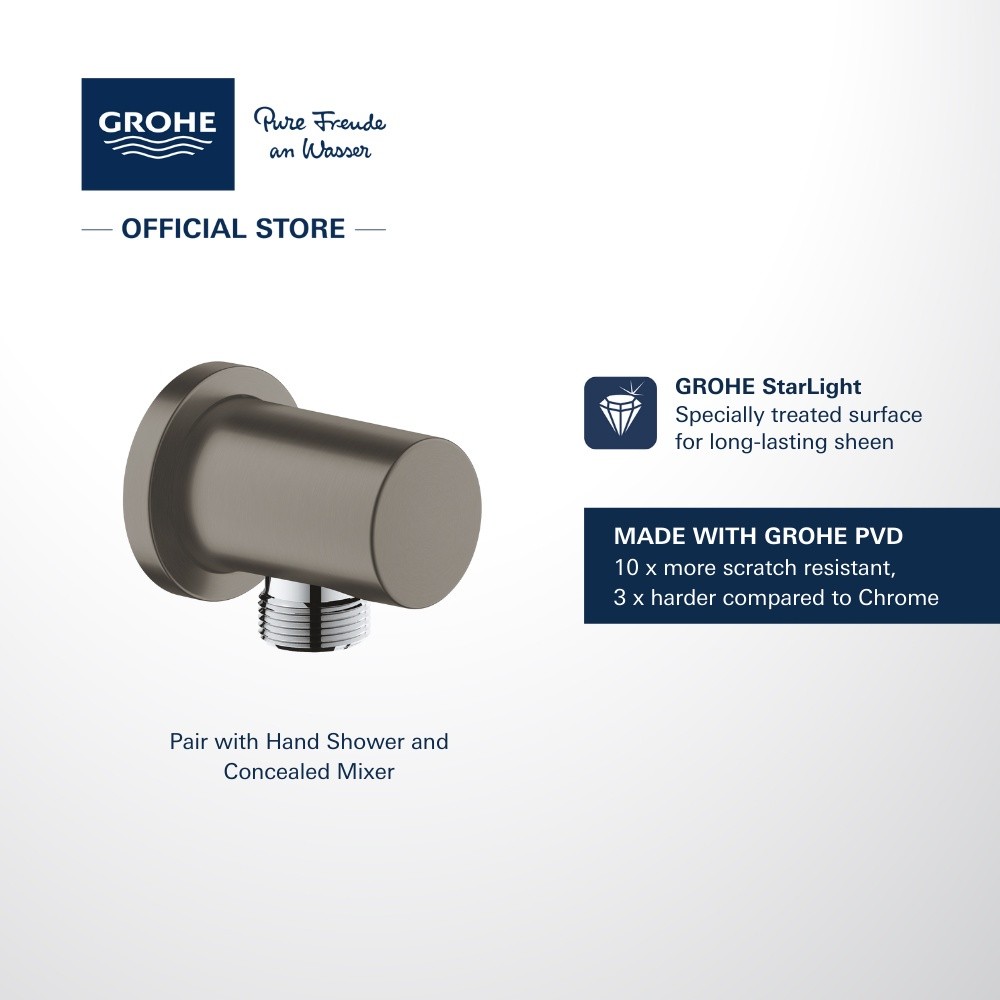 GROHE 27055000 | Rainshower Wall Hand Shower Holder Barbados | Ubuy - View #8