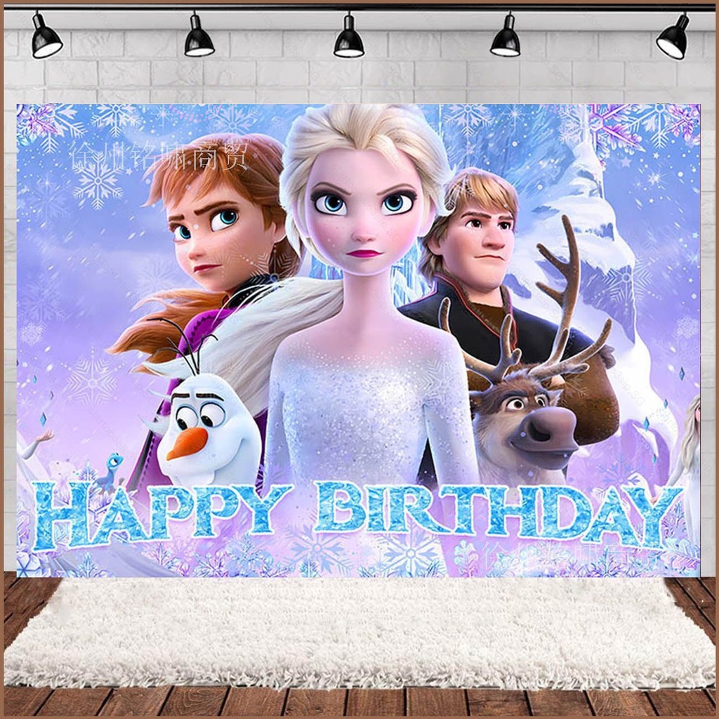 lk Frozen Theme decoration Celebrate birthday Party Photo Photography ...