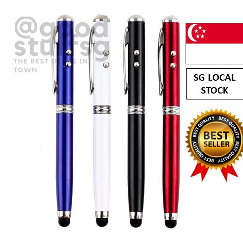 [SG FREE ] 4 in 1 Multifunctional Light LED Touch Screen Capacitor Pen ...