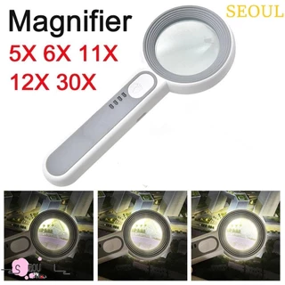 thumbnail image 2 of 5X Magnifying Glass With 48 LED Light For Reading, Page Magnifier For... 2 of 10