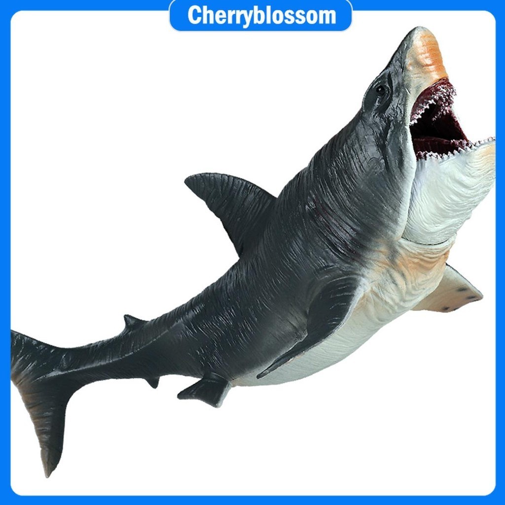 Large Shark Toys High Simulation Megalodon Toy Realistic Sea Creature Cognitive Toy for Kids Ages 3 SHOPCYC3803 Shopee Singapore