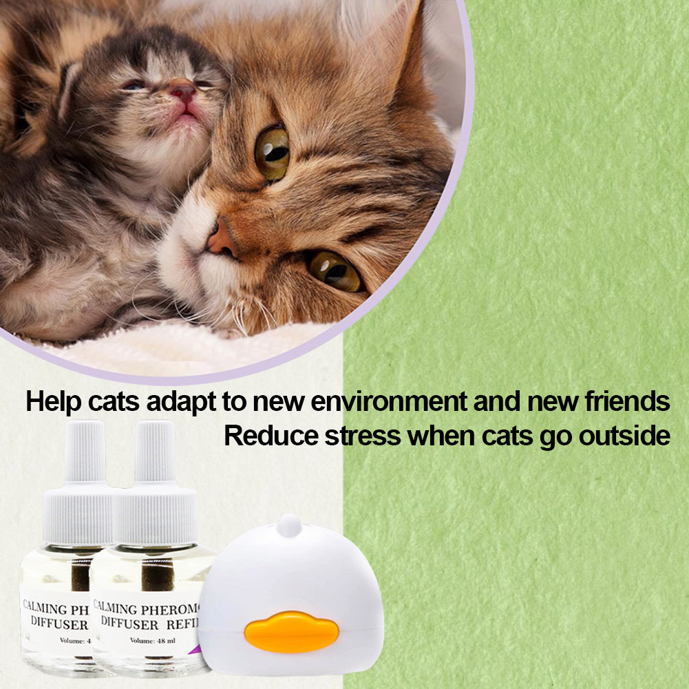 Cat Calming Diffuser Relieve Anxiety Stress Cat Pheromone Diffuser Fits ...