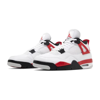 Black white red jordan 4 hotsell