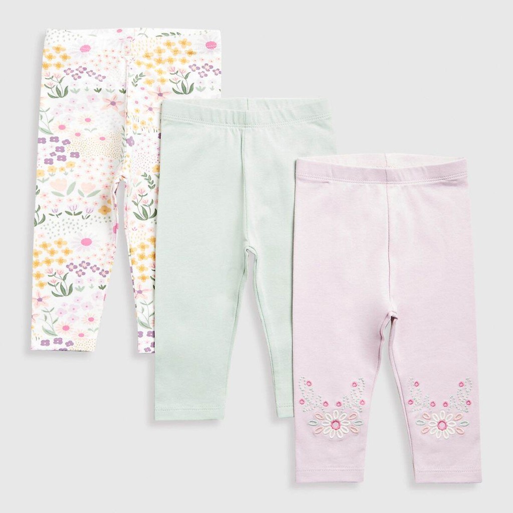 Mothercare Baby Girl Wilderness Escape Legging 3 Pack Shopee Singapore