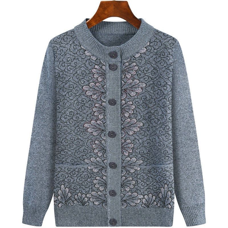 For Old Lady Sweaters For Elderly Ladies GouekstMiddle-Aged And