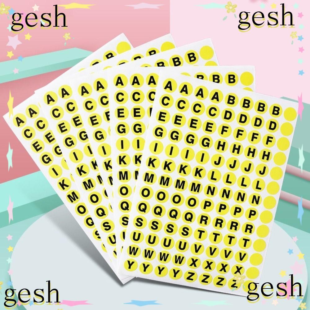 GESH1 1170PCS Letter Stickers, 0.39 Inches Small Alphabet Set Stickers ...
