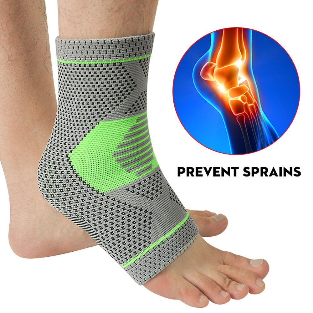 Ankle Brace Compression Support Sleeve for Injury Recovery, Joint Pain ...