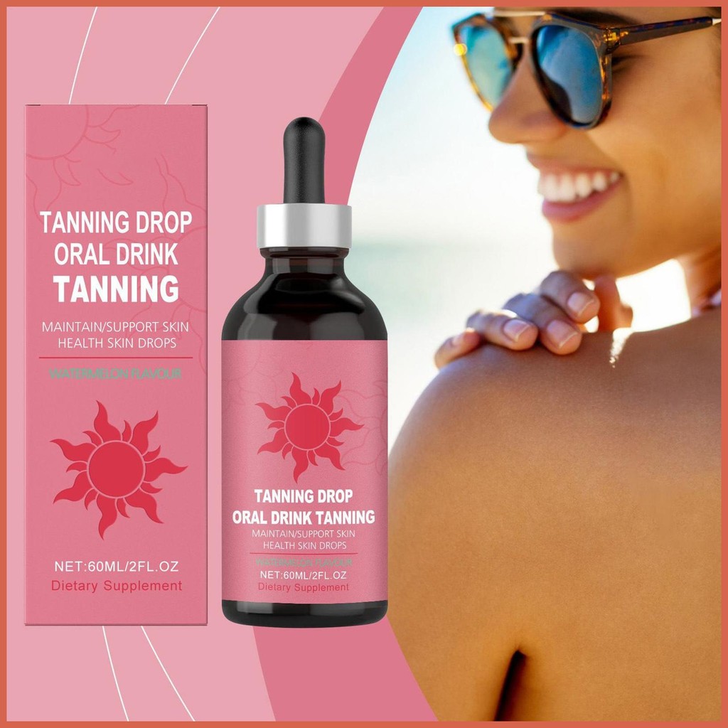 Body Tanning Drops Sunbathing Bronzer Natural Tanning Moisturizer ...