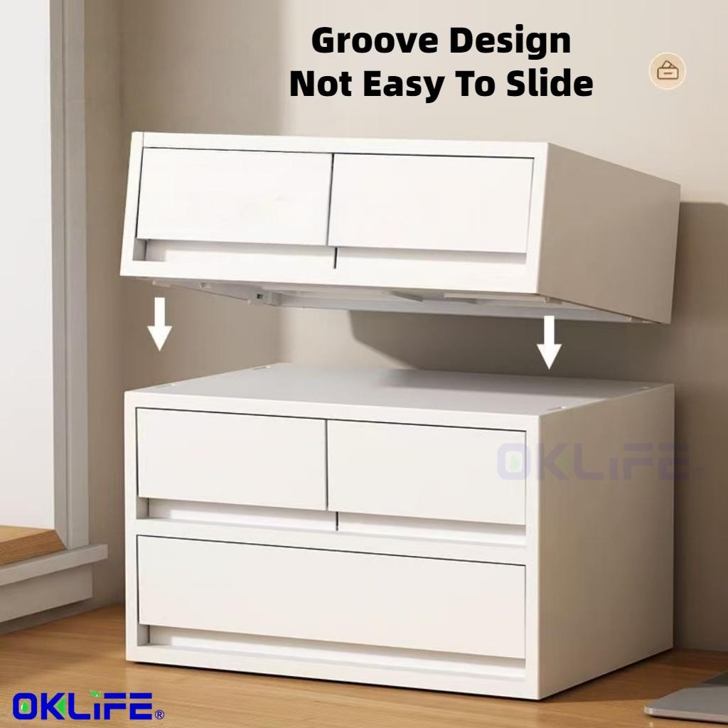 Storage Cabinet Mobile Office Home Desktop Organizer Box Multi-level Gusseted Shelf With Wheels Organizer view 3