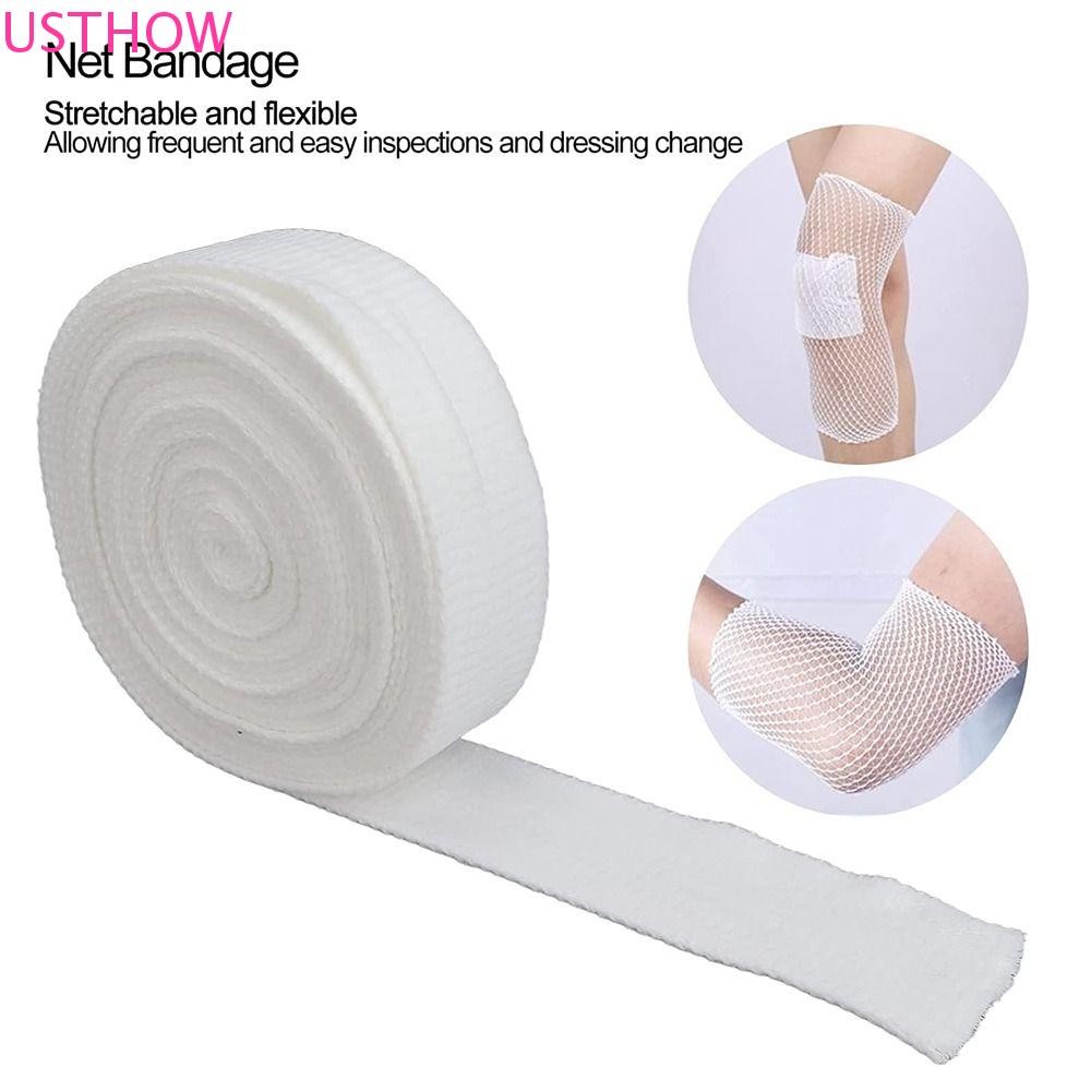 USTHOW Elastic Net Tubular Bandage, Retainer Breathable Mesh Bandage ...