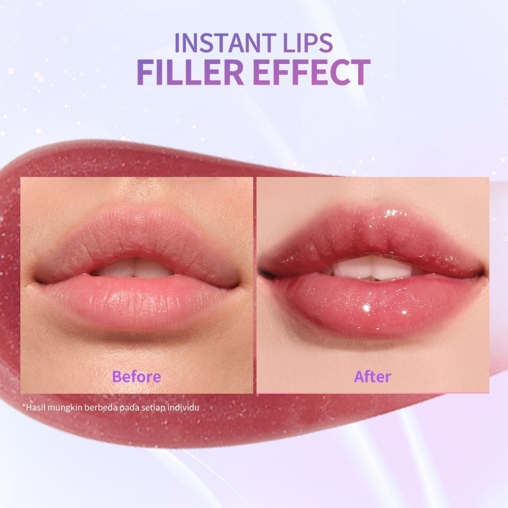 BNB Barenbliss Plum Makes Plumping Lip Gloss 2.5g / Merah Jingga Official - Gambar 3