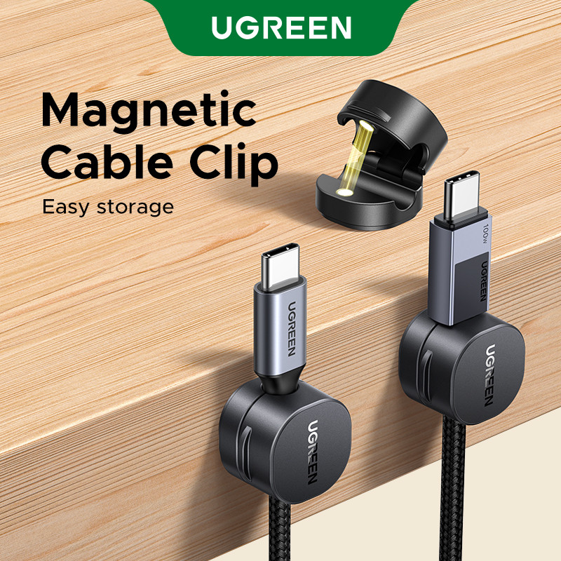 UGREEN 3Pcs Cable Clips Organizer Silicone USB Cable Winder Flexible ...