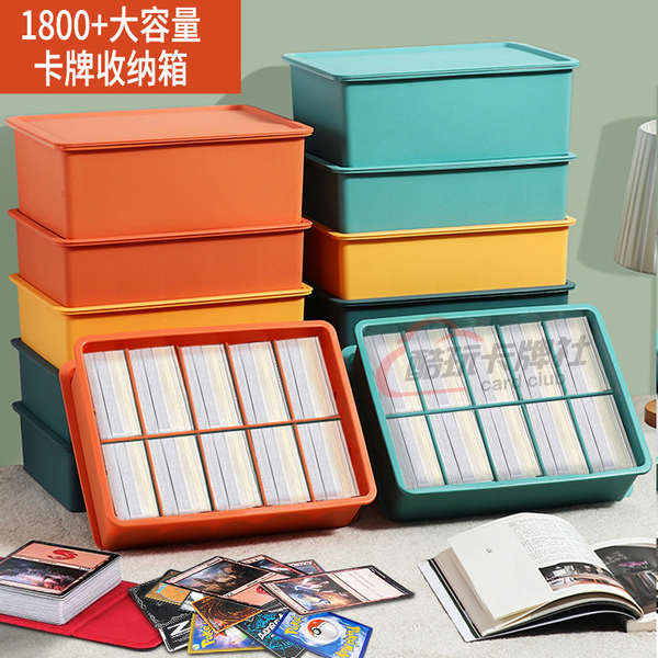 storage box organiser pokemon card binder Storage Box Board Game Star ...