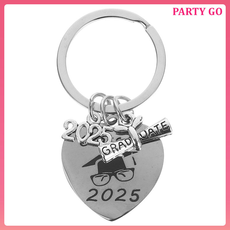 Class of 2025 Keychain Graduation Season Academic Achievement Cap and ...