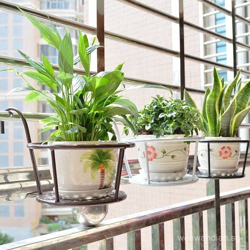【In stock】[1 set of 3] Hanging Window Basket Balcony Hanging Plant