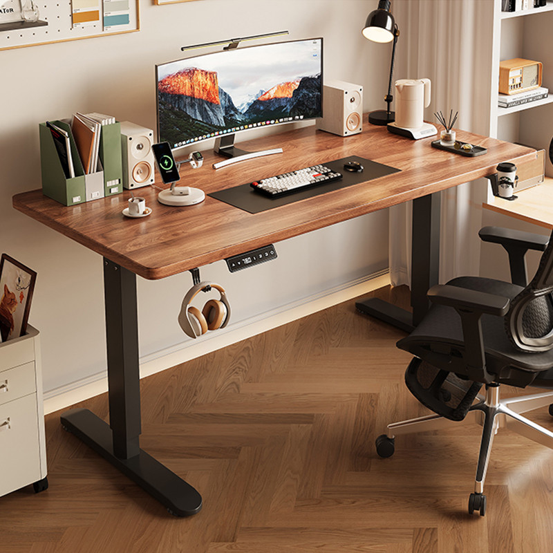 Computer Table Electric Height Adjustable Table Ergonomic Standing Desk ...