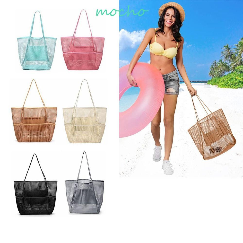 Extra large mesh beach bag deals