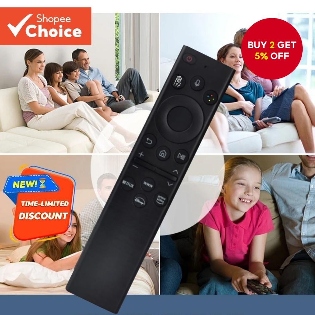 Voice Remote Control for Samsung QLED 4K 8K Crystal Series TM2280E ...