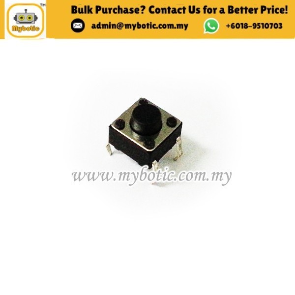 Push Button 4 pin (Black) | Shopee Singapore