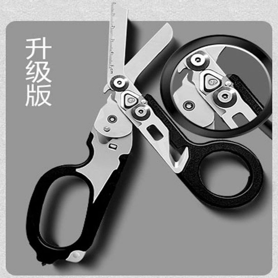 Folding Pliers Scissors Multi-Tool – Tactical Shears, Emergency First Aid, Outdoor Survival