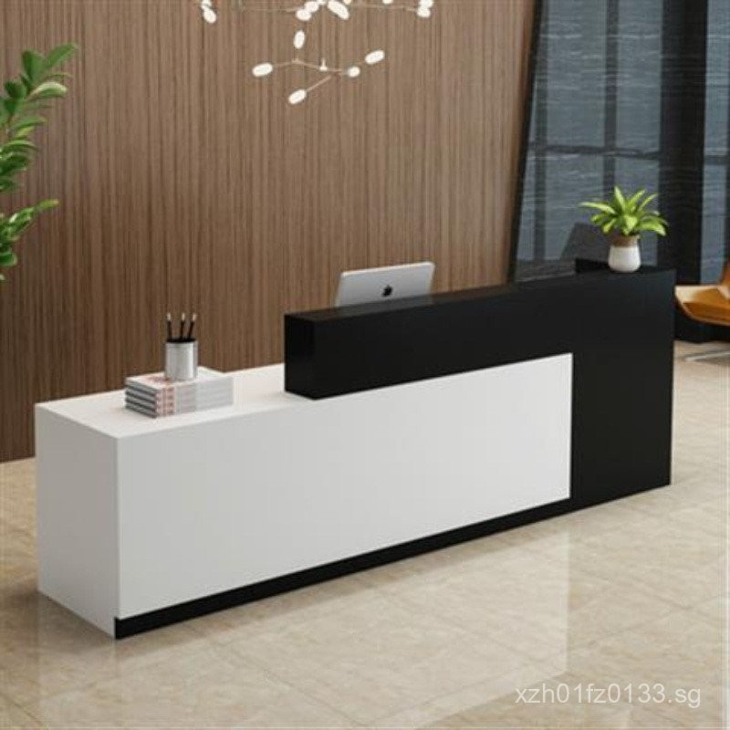 Simple Modern Cashier Counter Front Desk Table Y1KD Counter Reception ...