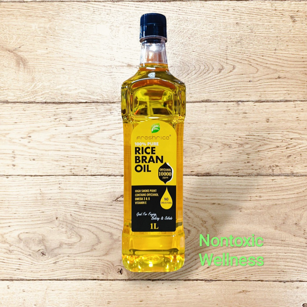 Freshrice® 100% Pure Rice Bran Oil 纯正米糠油 1L | Shopee Singapore