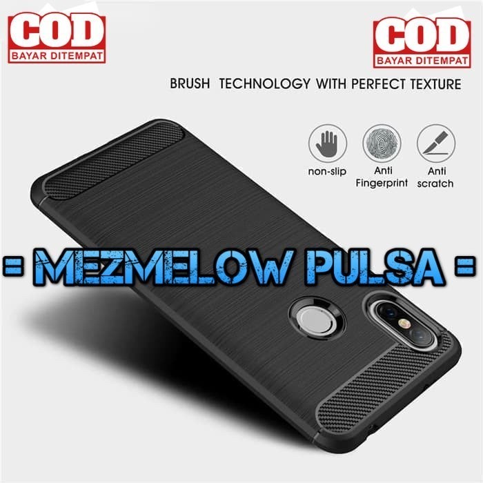 Caseng Softcase TPU Fiber Carbon Asus Zenfone Max Pro M1 M2 - Gambar 3