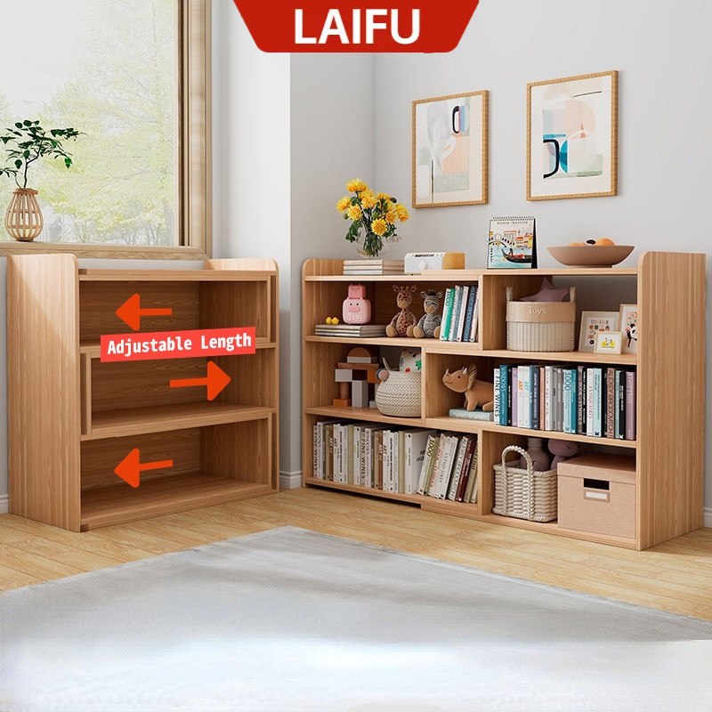 Book Shelf Bookcase Floor To Ceiling Bay Window Cabinet Simple ...