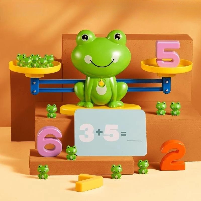 Digital Children's Interactive Math Game Balance Scale Logic Toy Frog ...