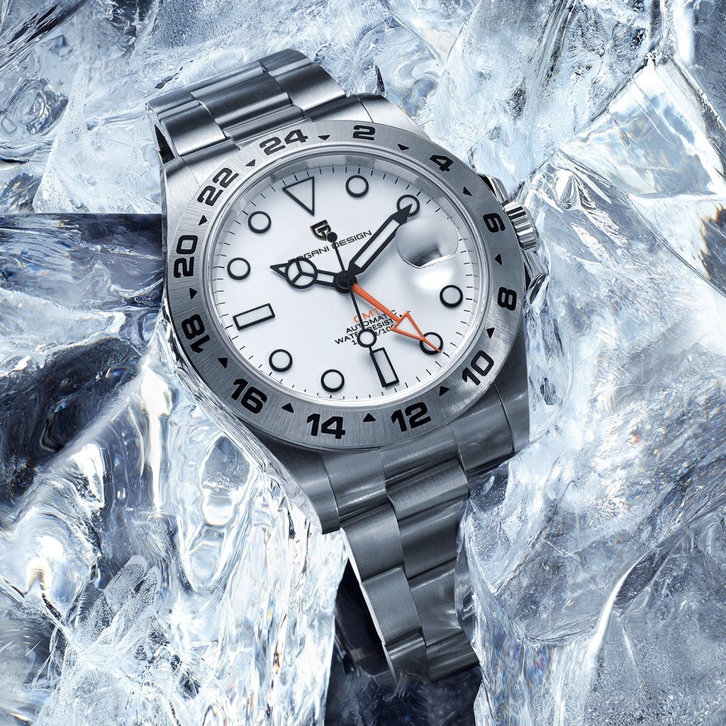 2024 PAGANI DESIGN New Watch NH34 Automatic GMT Mechanical Watch