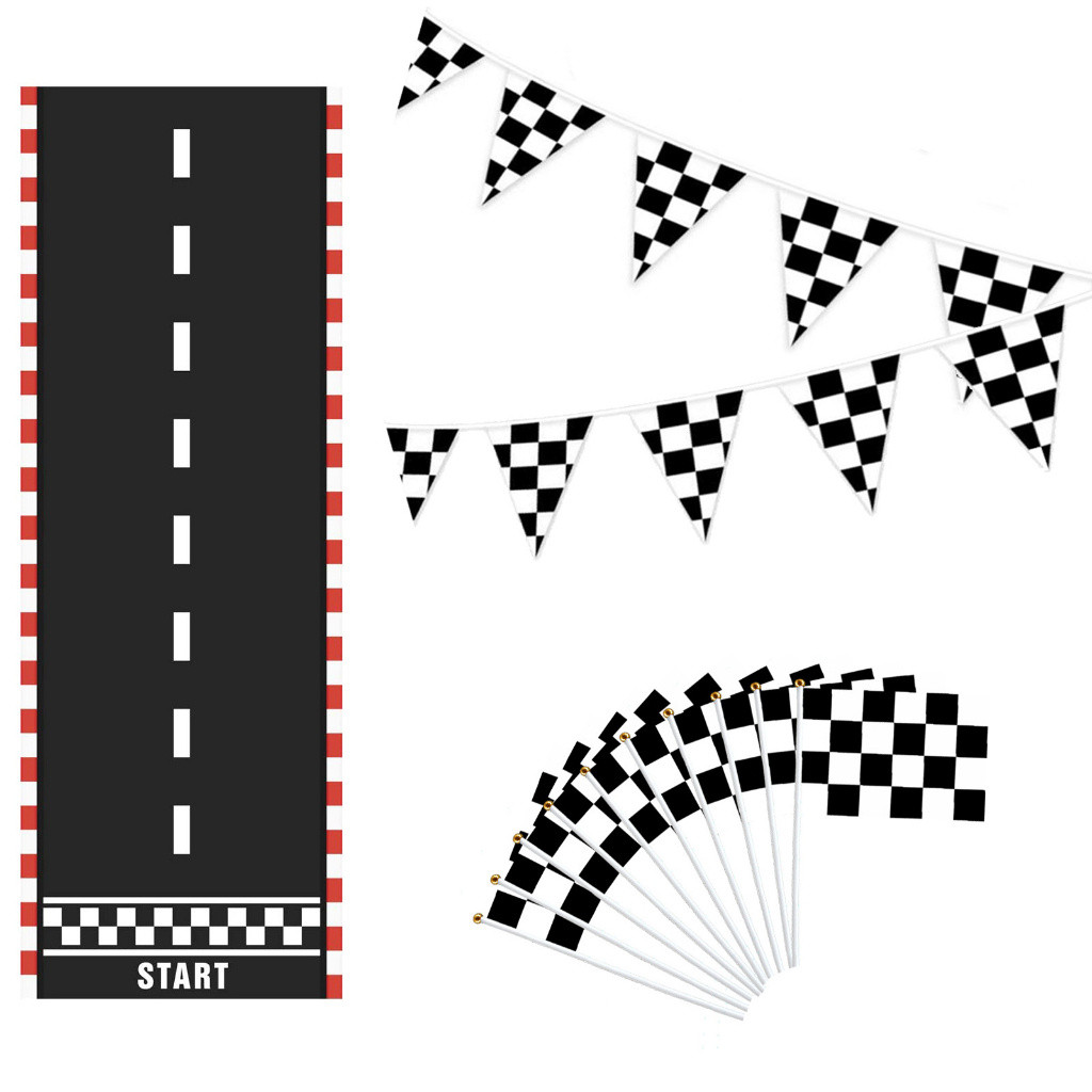 F1 PlayTape Road Tape for Toy Cars Traffic Cones Racing Checked Race ...