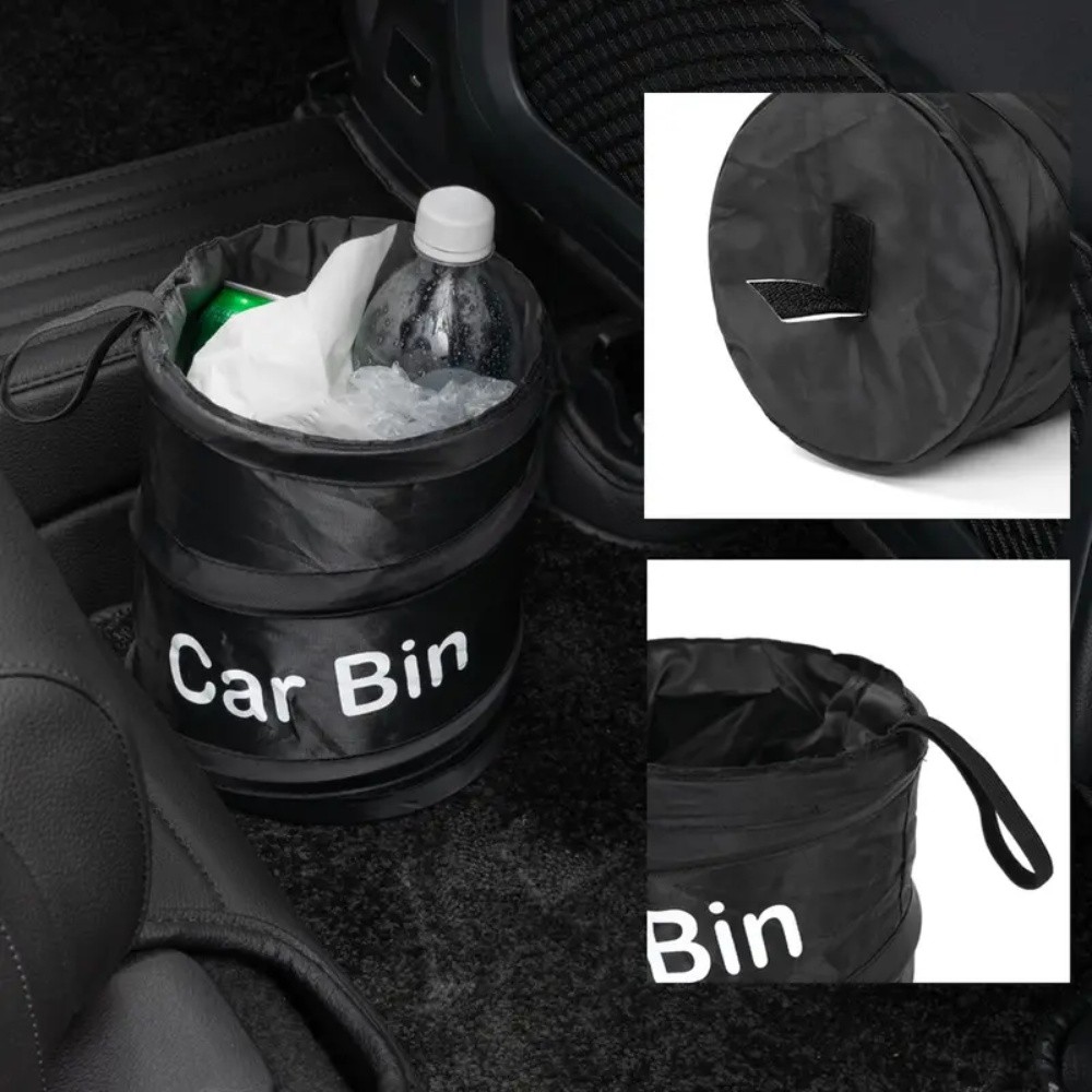 Multifunctional Trash Bin Car Dustbin Garbage Organizer Holder
