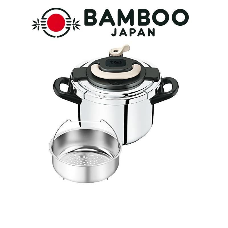 T fal pressure cooker 6L IH compatible for 4 6 people One touch opening 10 year warranty Clipso arch ivory P4360731 T fal T fal pressure cooker 6L IH compatible for 4 6 people One touch opening 10 yea...