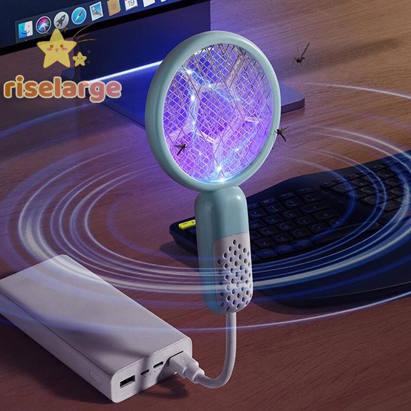 Electric Shock Insect Racket UV Light Fly Bug Zapper Compact USB Mosquito Swatter Camping comprar a buen precio - entrega gratuita, reseñas reales con fotos