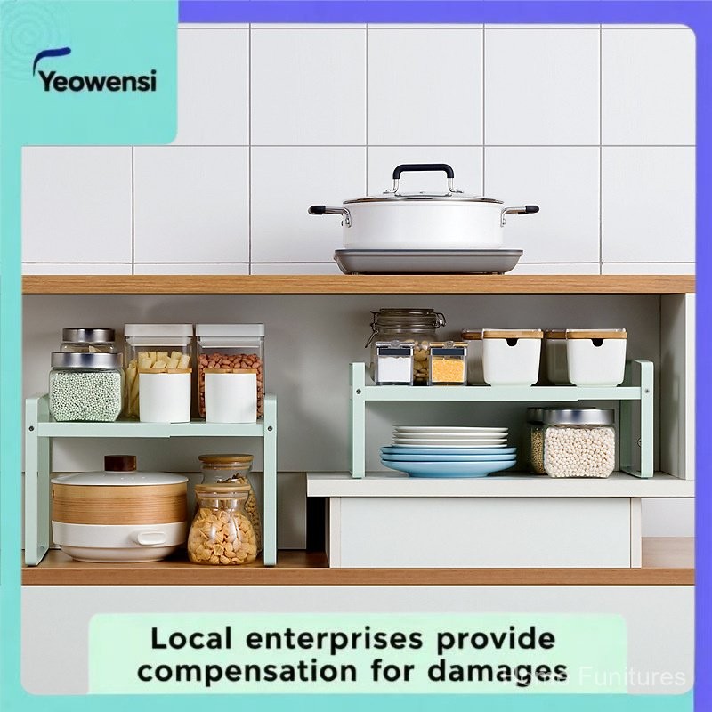 Cabinet Storage Rack Expandable Wardrobe Layered Partition Kitchen ...