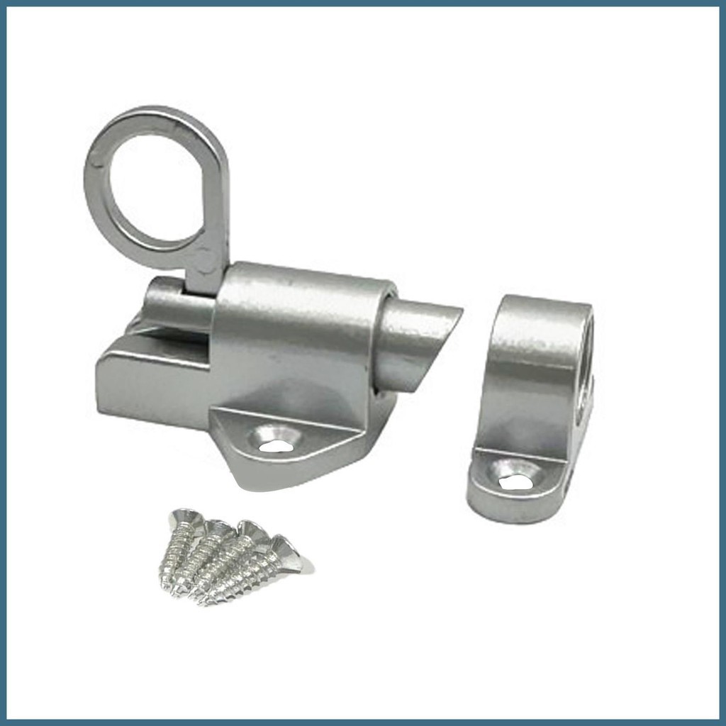 Spring Door Lock Aluminum Door Latch Lock Automatic Spring Barrel Slide ...