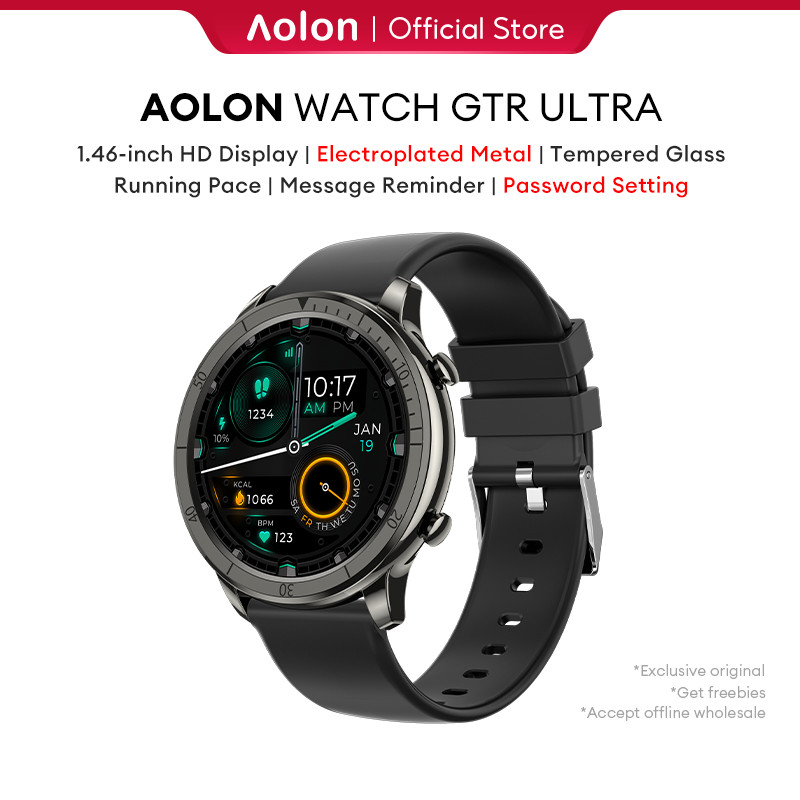 Aolon GTR Ultra Smart Watch 46mm Electroplated Metal Running Pace Health monitoring Smartwatch