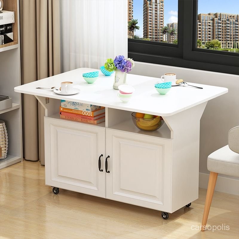 Folding Dining Table Household Portable Small Apartment Simple ...
