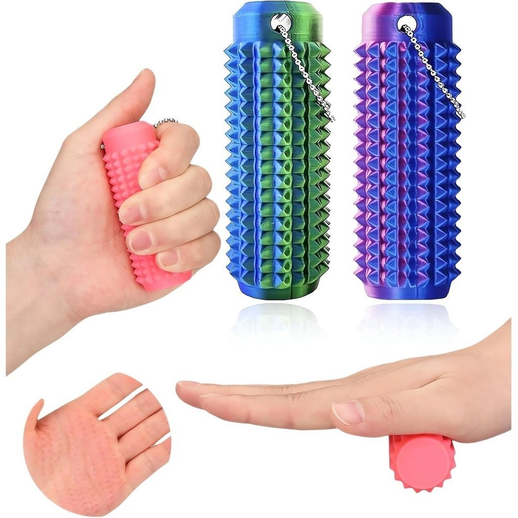 Portable Vibrant Colors Stim Tool 2025 Little Ouchies Grippie Pain ...