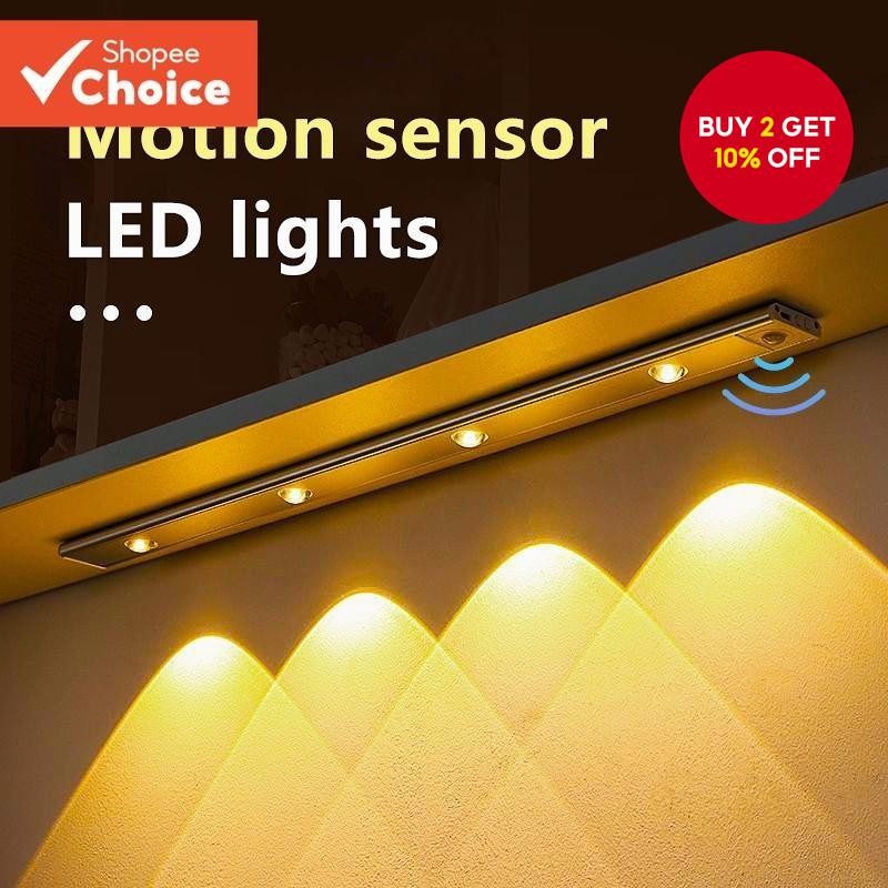 Light 3 Colours Adjustable Cat's Eye Bar Smart LED Motion Sensor Light ...