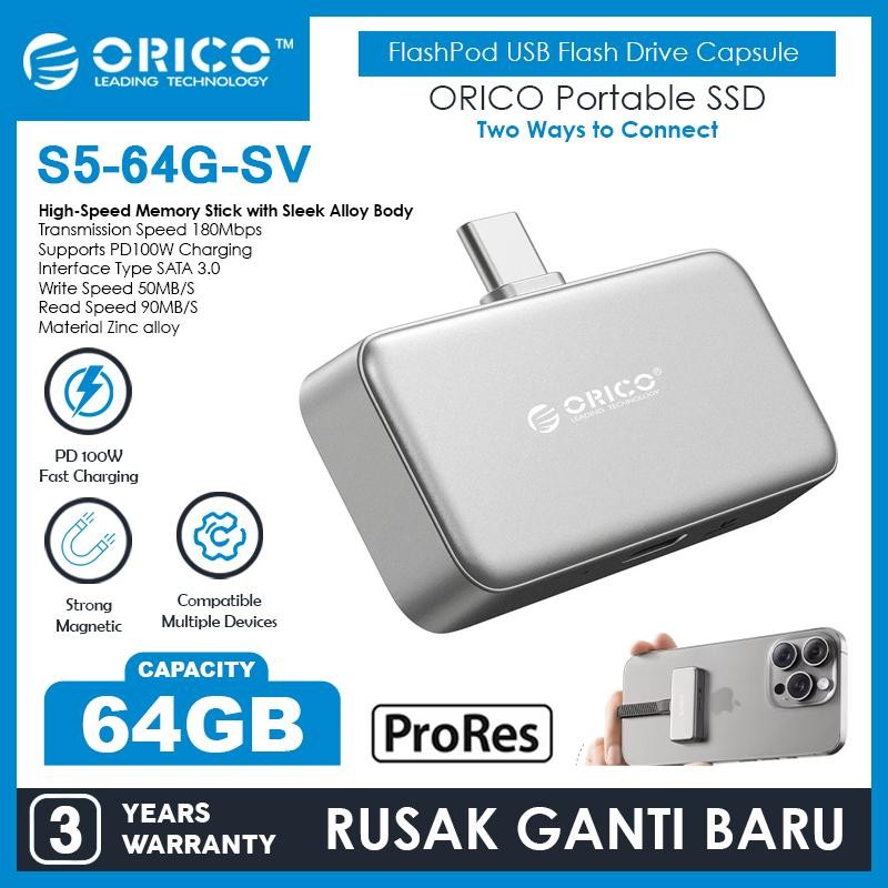 ORICO FlashPod Magnetic Portable SSD PSSD Portable External Hard Disk ...